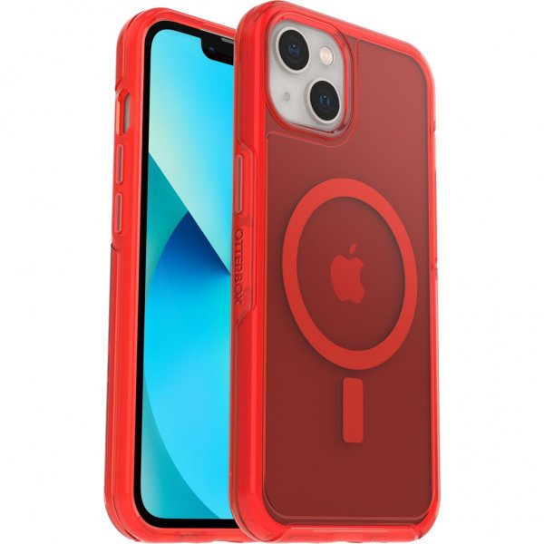 Otterbox iPhone 13 -kuori, Symmetry Plus Clear In The Red