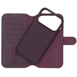 Rvelon iPhone 17 Pro Max -kuoret, 4 korttipaikkaa, irrotettava suojakuori, violetti