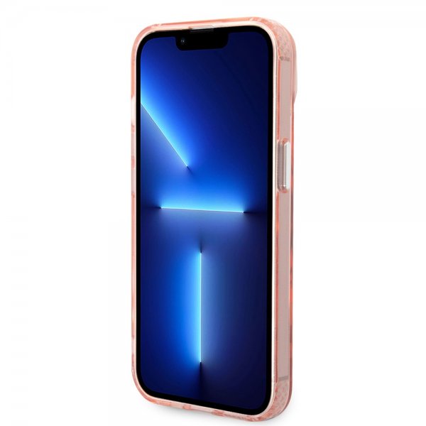 Karl Lagerfeld iPhone 14 Plus -kuori Karl & Choupette MagSafe, pinkki