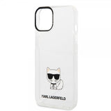 Karl Lagerfeld iPhone 14 -suojakuori Printed Choupette läpinäkyvä