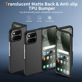 Google Pixel 11 Pro Fold Kuori Huurteinen Musta