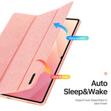 Dux Ducis Samsung Galaxy Tab S11 Ultra/S12 Ultra Kotelo DOMO Series Vaaleanpunainen