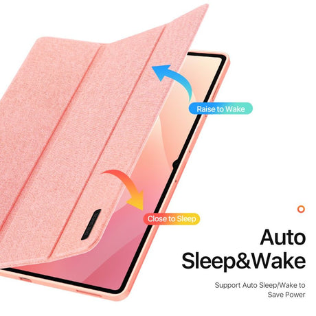 Dux Ducis Samsung Galaxy Tab S11 Ultra/S12 Ultra Kotelo DOMO Series Vaaleanpunainen