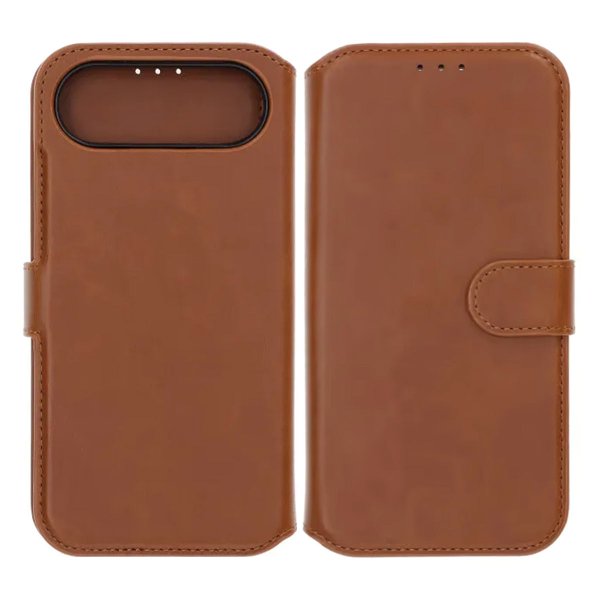 Rvelon iPhone Air -kotelo, magneettinen, irrotettava, ruskea