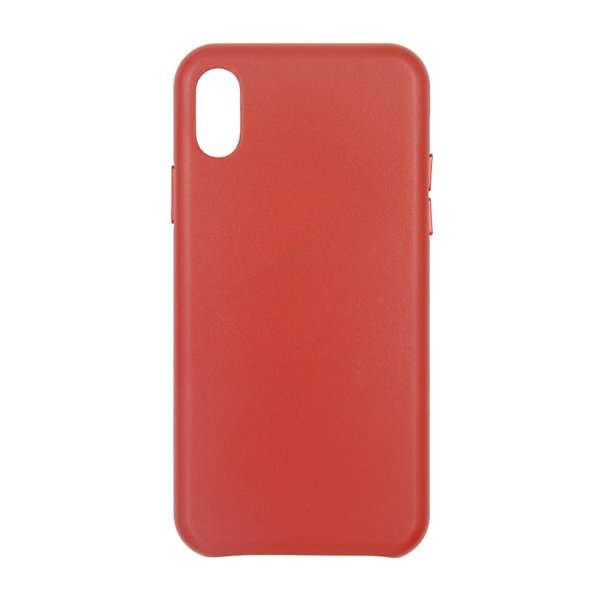 iPhone X/iPhone Xs Nahkakuori Punainen
