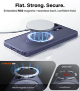 Torras Samsung Galaxy S26 Ultra Kuori Ostand Q3 Spin Violet Surge