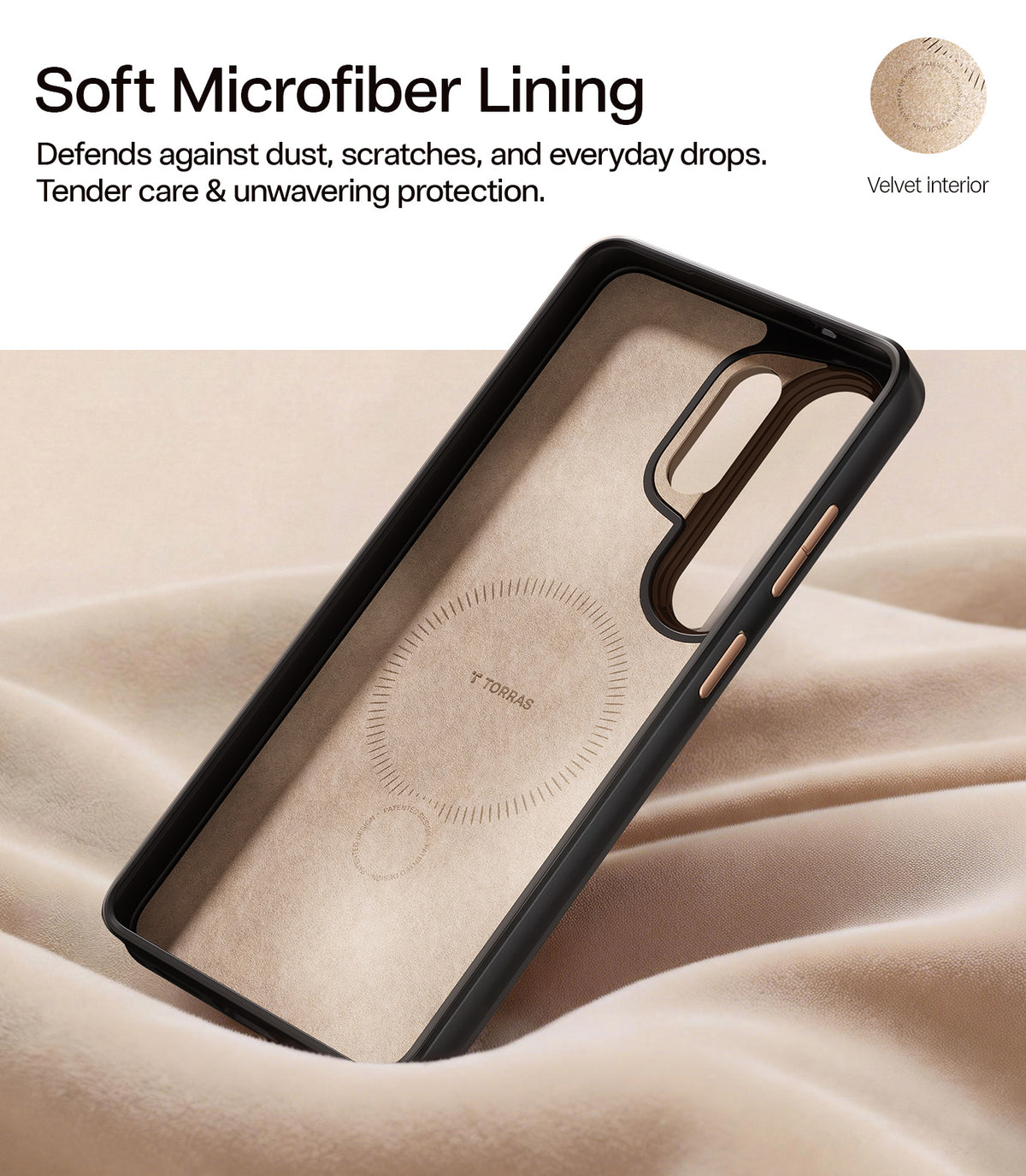 Torras Samsung Galaxy S26 Ultra Kuori Ostand Q3 Vegskin Amber Brown