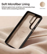 Torras Samsung Galaxy S26 Ultra Kuori Ostand Q3 Vegskin Amber Brown