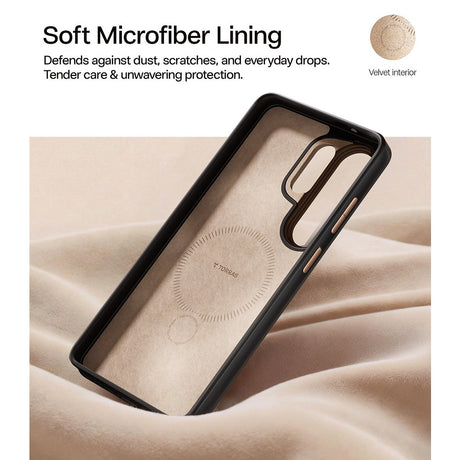 Torras Samsung Galaxy S26 Ultra Kuori Ostand Q3 Vegskin Amber Brown