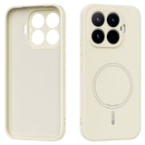 ABEEL Xiaomi 17T Kuori Silikoni MagSafe Beige