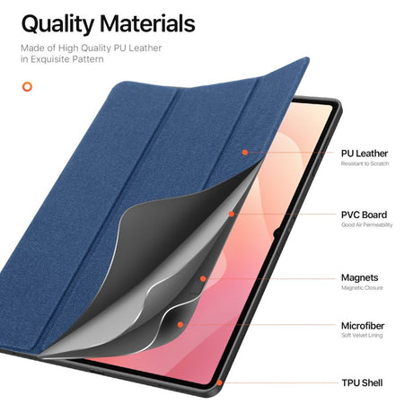 Dux Ducis Samsung Galaxy Tab S11 Ultra/S12 Ultra Kotelo DOMO Series Sininen