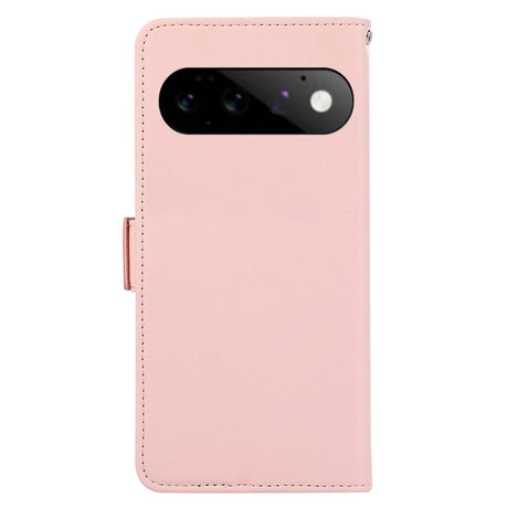 ABEEL Google Pixel 11/Pixel 11 Pro Kotelo RFID-suoja Vaaleanpunainen