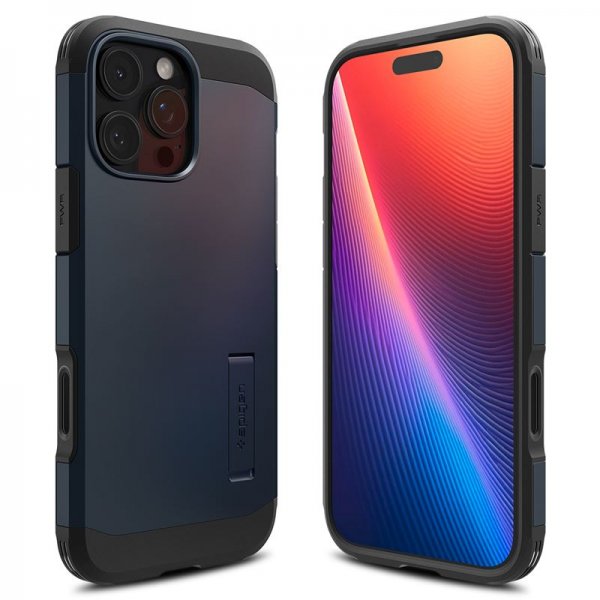 Spigen iPhone 16 Pro Max Kuori Tough Armor T MagFit Metal Slate