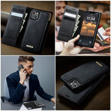 CaseMe iPhone 13 Kotelo C49 Series Musta
