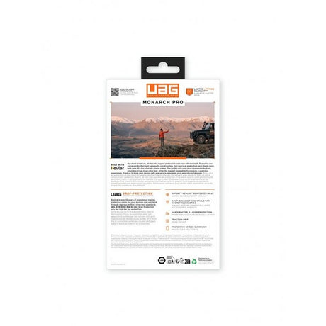 Urban Armor Gear (UAG) Samsung Galaxy S25 Plus -suojakuori Monarch Pro Kevlar MagSafe, musta