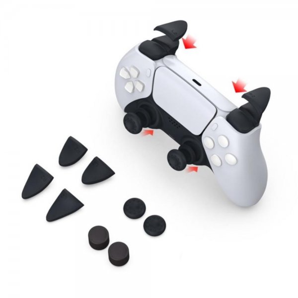 8-osainen Grip-set PlayStation 5 -ohjaimeen