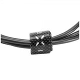 Kiinteä USB-A–Lightning-kaapeli 1 m Musta