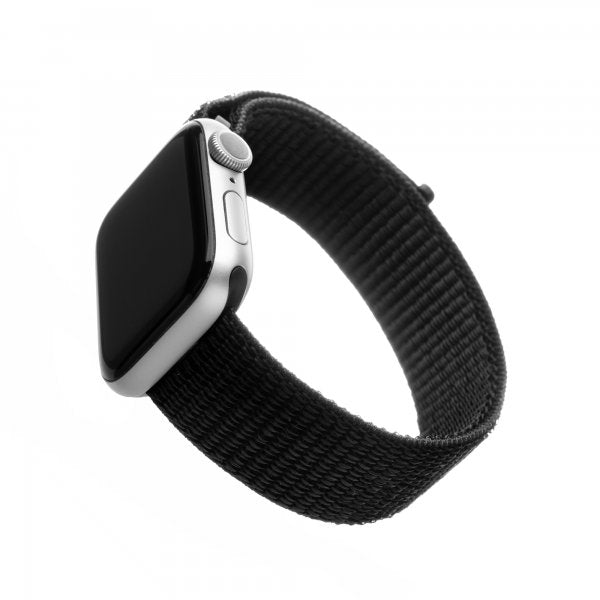 Kiinteä Apple Watch 44/45/46mm/Apple Watch Ultra -ranneke Nailonranneke Musta
