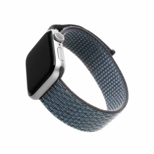 Kiinteä Apple Watch 44/45/46mm/Apple Watch Ultra -ranneke nylonhihna harmaa