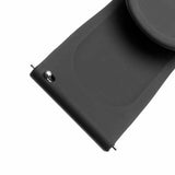 Korjattu Samsung Galaxy Watch 22mm Ranneke Silikoniranneke Musta