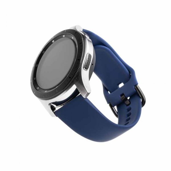 Korjattu Samsung Galaxy Watch 20mm Ranneke Silikonihihna Sininen
