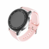 Kiinteä Samsung Galaxy Watch 20mm Ranneke Silikoniranneke Vaaleanpunainen