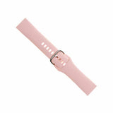 Kiinteä Samsung Galaxy Watch 22mm Silikoniranneke Pinkki
