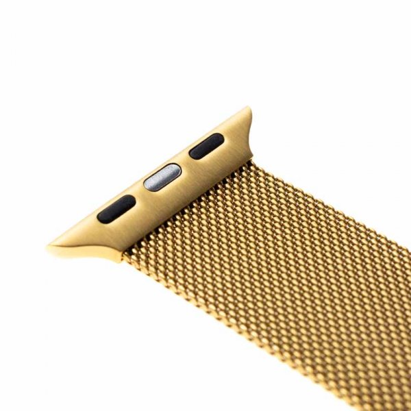 Kiinteä Apple Watch 44/45/46mm/Apple Watch Ultra -ranneke, mesh-ranneke, kulta