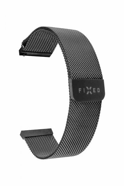 Kiinteä Samsung Galaxy Watch 22 mm ranneke, Mesh, musta