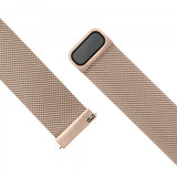 Kiinteä Samsung Galaxy Watch 22mm Mesh-ranneke Ruusukulta