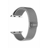 Kiinteä Apple Watch 44/45/46mm/Apple Watch Ultra ranneke, mesh-ranneke, hopea