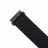 Kiinteä Samsung Galaxy Watch 20mm nailonranneke, musta