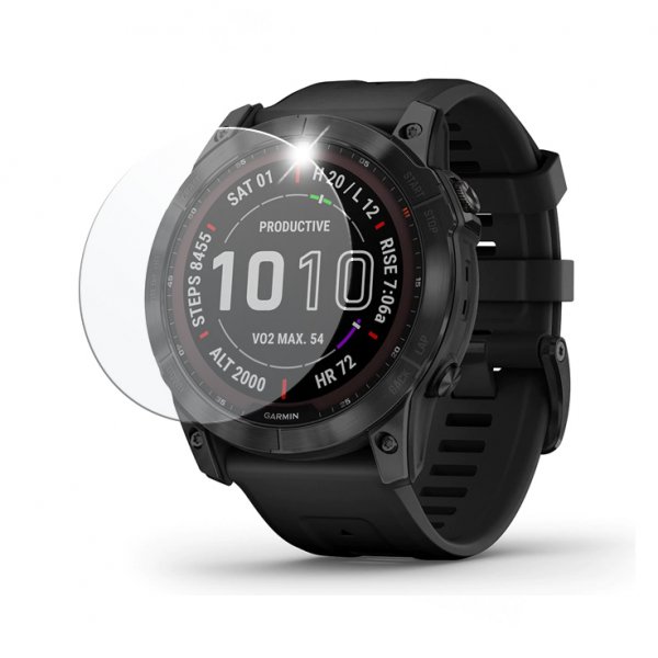 Kiinteä Garmin Fenix 7X -näytönsuoja karkaistu suojalasi 9H 2 kpl