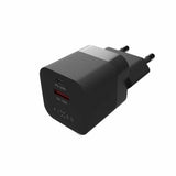 Fixed Laddare Mini PD Reseladdare USB-C & USB-A 20W Svart