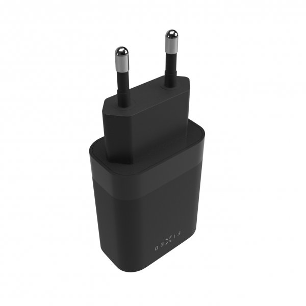 Fixed Laturi PD Travel Charger 2xUSB-C 35W Musta