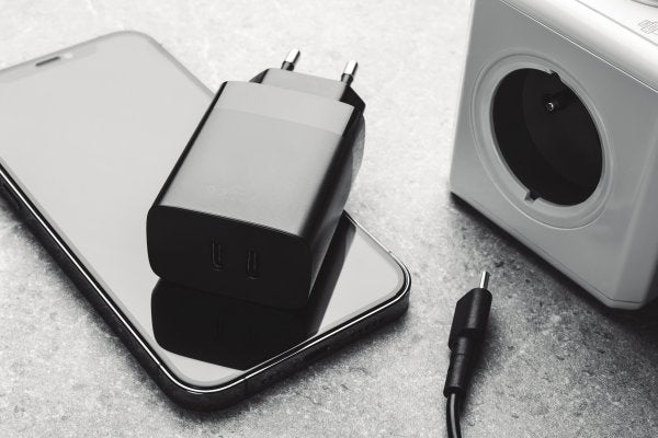 Fixed Laturi PD Travel Charger 2xUSB-C 35W Musta