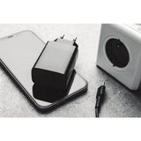 Fixed Laturi PD Travel Charger 2xUSB-C 35W Musta