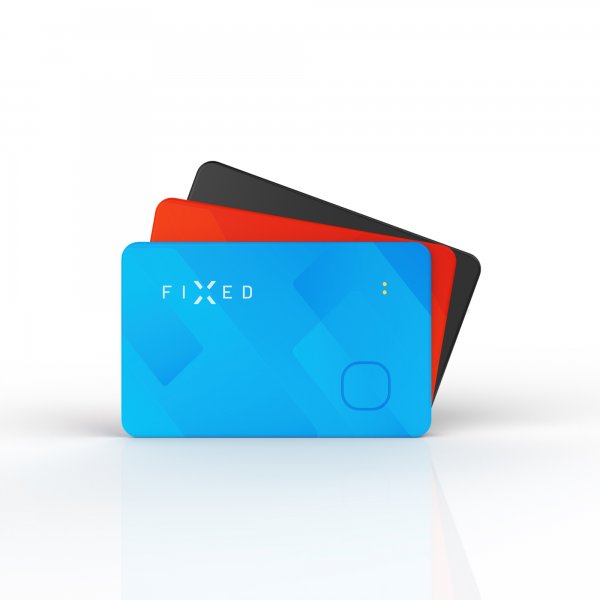 Fixed Tag Card Smart Tracker iPhone Musta