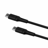 Fixed Kabel Liquid Silicone USB-C/USB-C 1.2m Musta