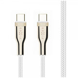Fixed Cable METAL Series USB-C/USB-C 0.5m Valkoinen