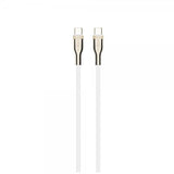 Fixed Cable METAL Series USB-C/USB-C 0.5m Valkoinen