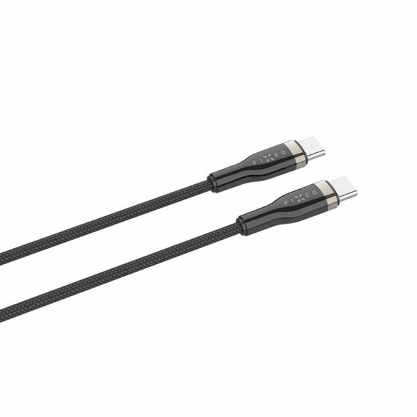 Fixed Kabel METAL Series USB-C/USB-C 1.2m Musta