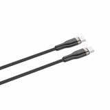 Fixed Kabel METAL Series USB-C/USB-C 1.2m Musta