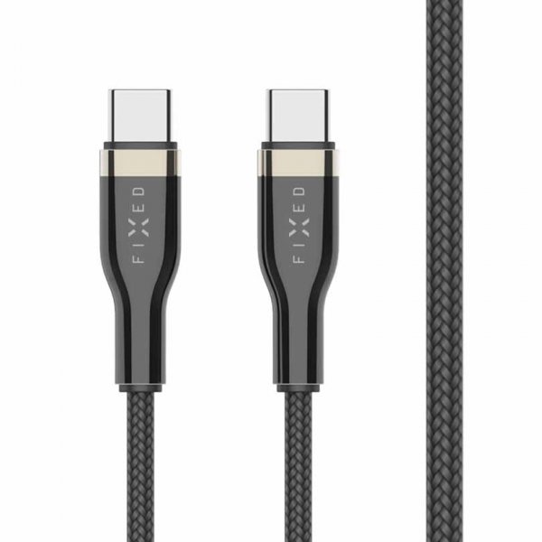 Fixed Kabel METAL Series USB-C/USB-C 0.5m Musta