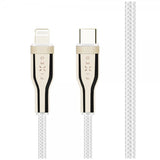 Fixed Kabel METAL Series USB-C/Lightning 0,5 m Valkoinen