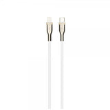 Fixed Kabel METAL Series USB-C/Lightning 0,5 m Valkoinen