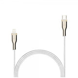 Fixed Kabel METAL Series USB-C/Lightning 1,2 m valkoinen