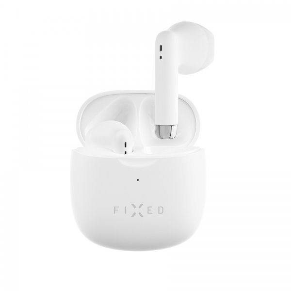 Kiinteät langattomat kuulokkeet True Wireless Headphones, valkoinen