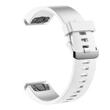 Kiinteä Garmin QuickFit 20mm Ranneke Silikonihihna Valkoinen