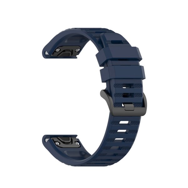 Kiinteä Garmin QuickFit 22mm ranneke silikonihihna sininen